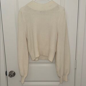 Lulu's Soft Cream Turtleneck Sweater